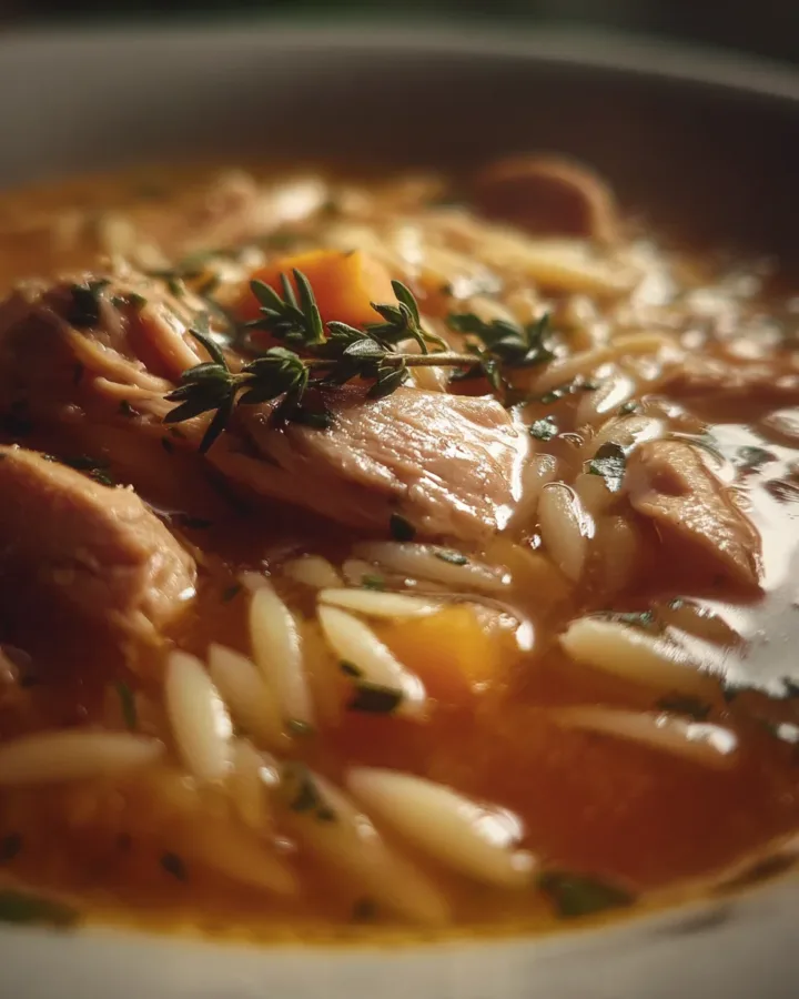 chicken orzo soup