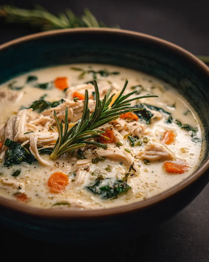 creamy tuscan chicken soup