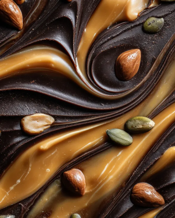 date peanut butter chocolate bark