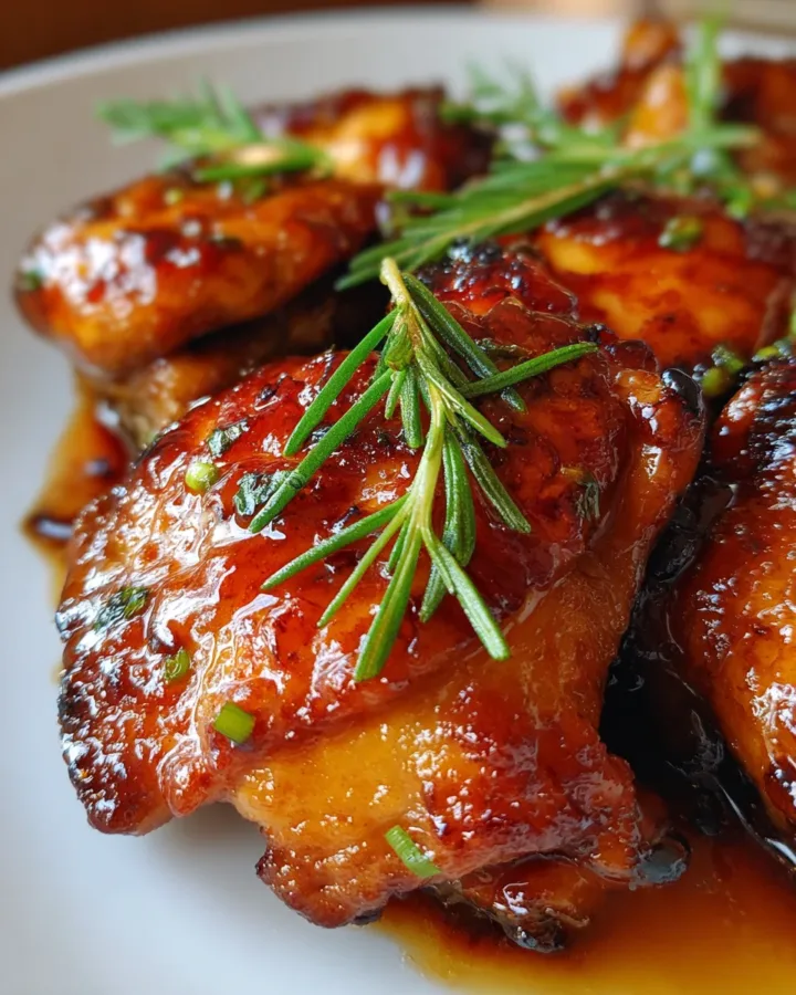 honey garlic chicken thighs