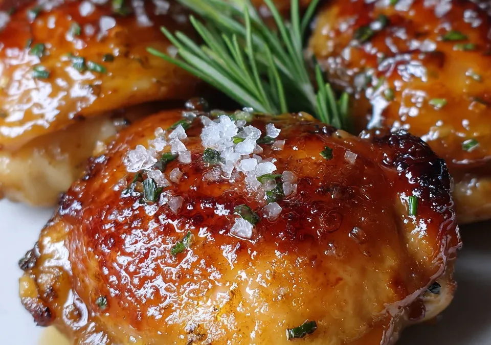 honey garlic chicken thighs