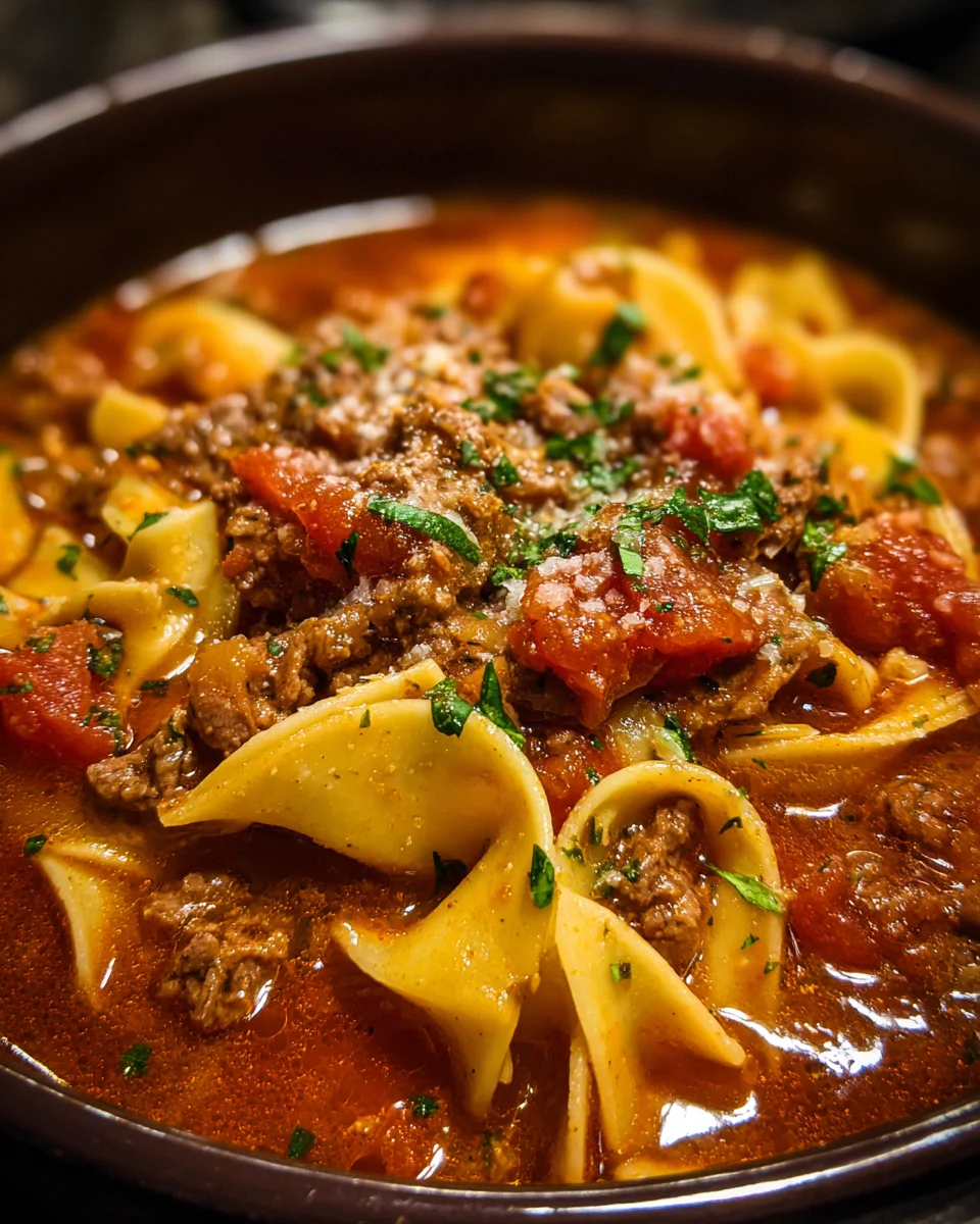 lasagna soup crockpot