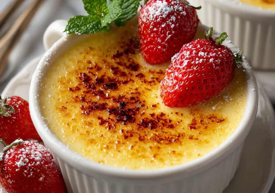 lemon posset brulee recipe