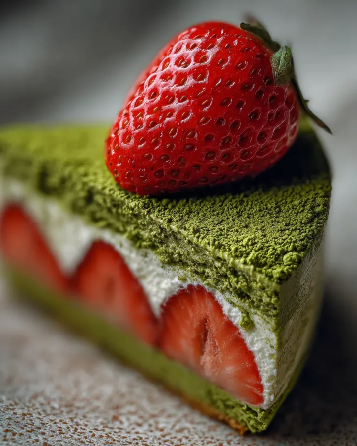 protein strawberry matcha