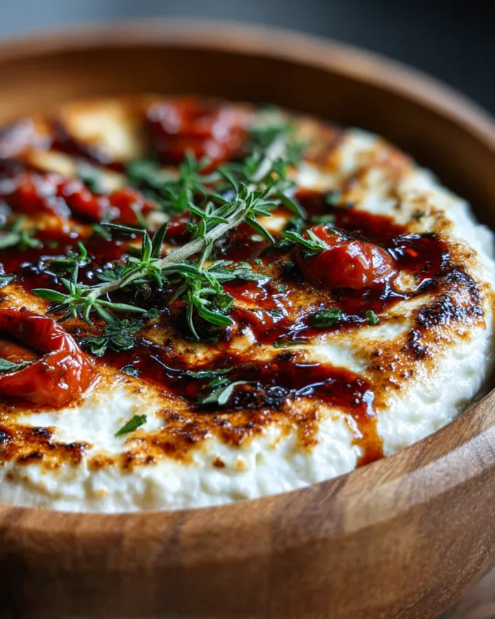 roasted tomato burrata dip