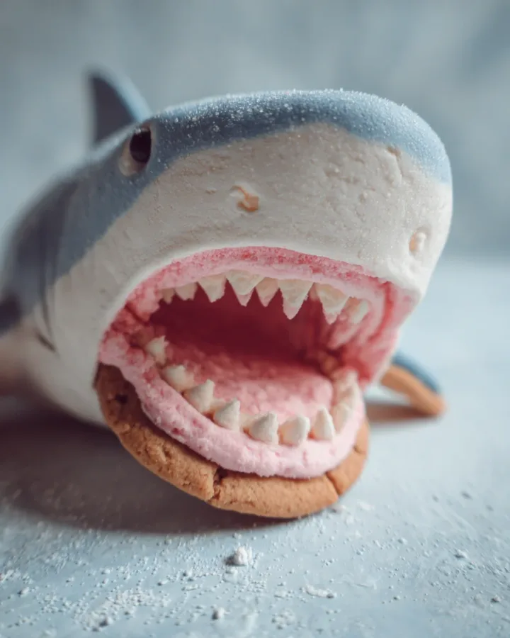sorbet shark cookie