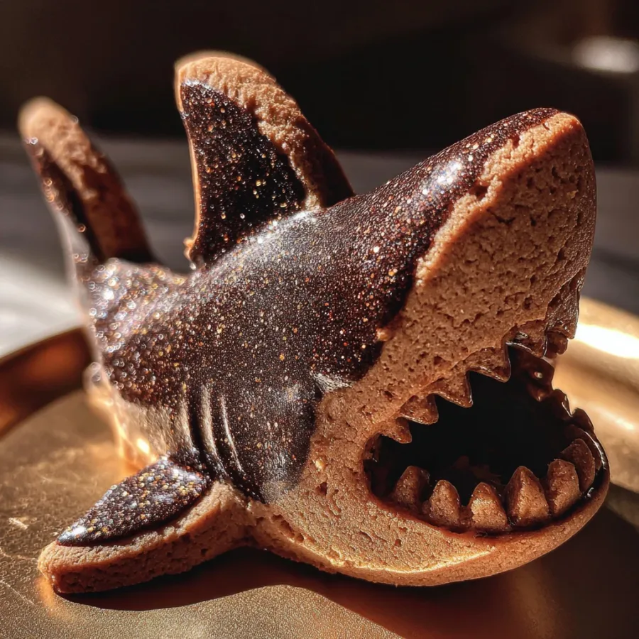 sorbet shark cookie