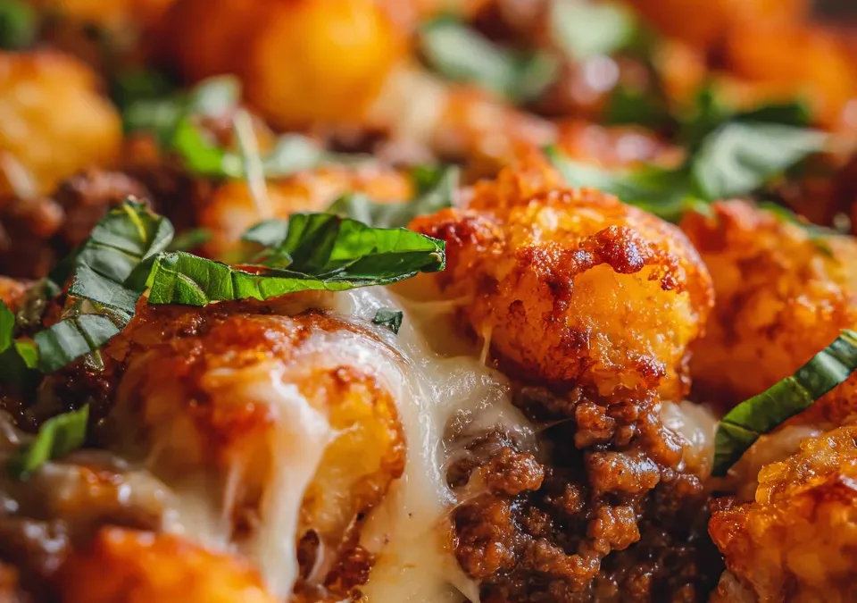 tater tot casserole with ground beef