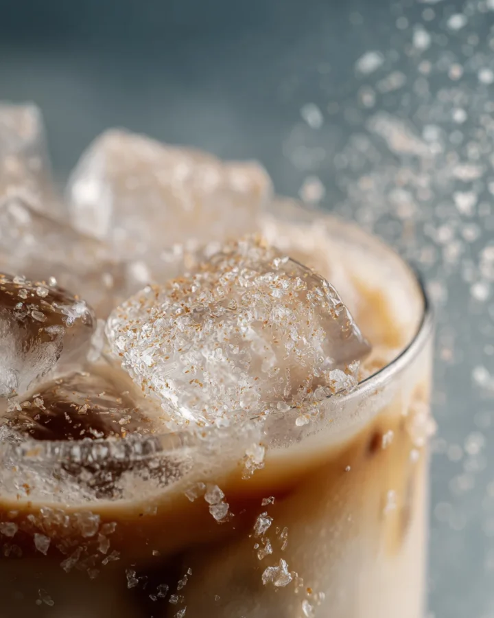 Aesthetic Iced Coquito Latte