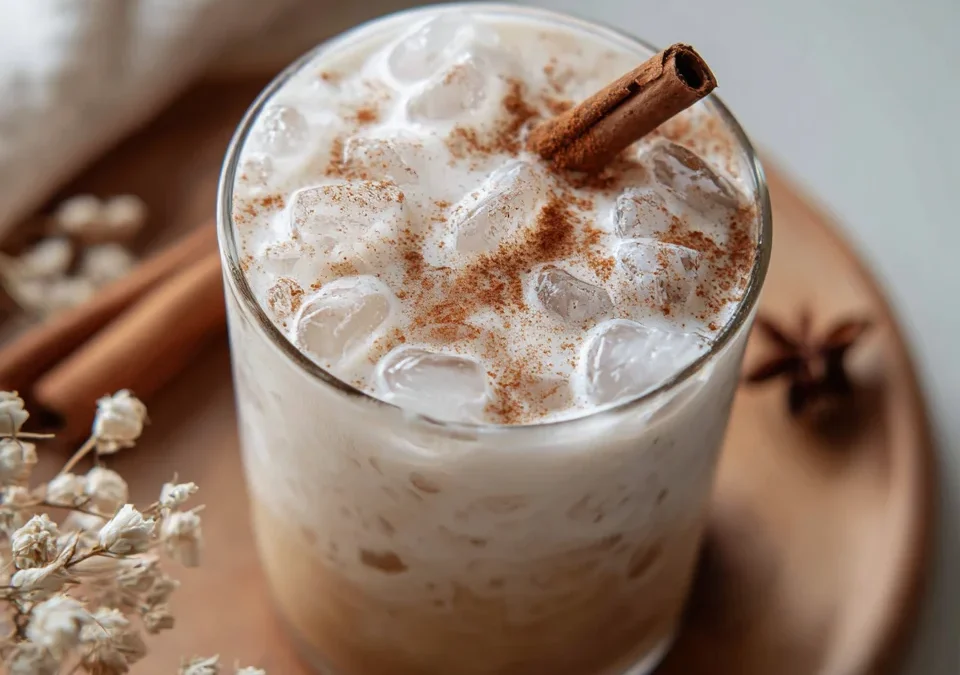 Aesthetic Iced Coquito Latte
