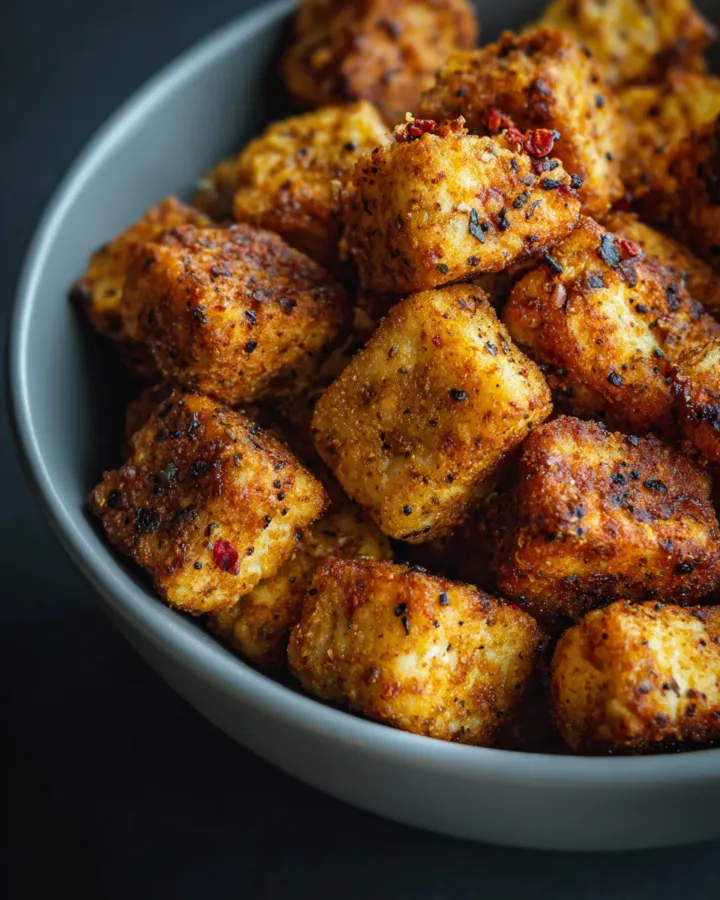 Air Fryer Crispy Tofu Nuggets