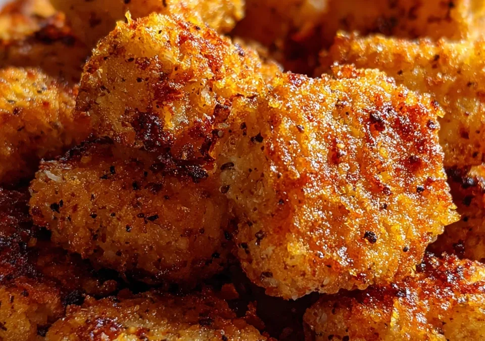 Air Fryer Crispy Tofu Nuggets