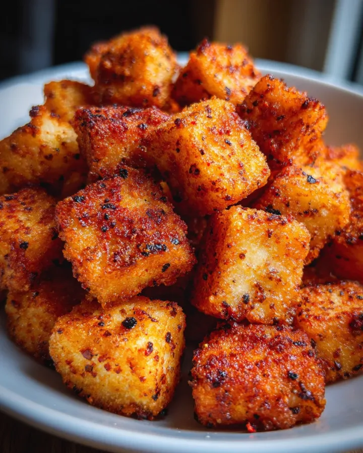 Air Fryer Crispy Tofu Nuggets