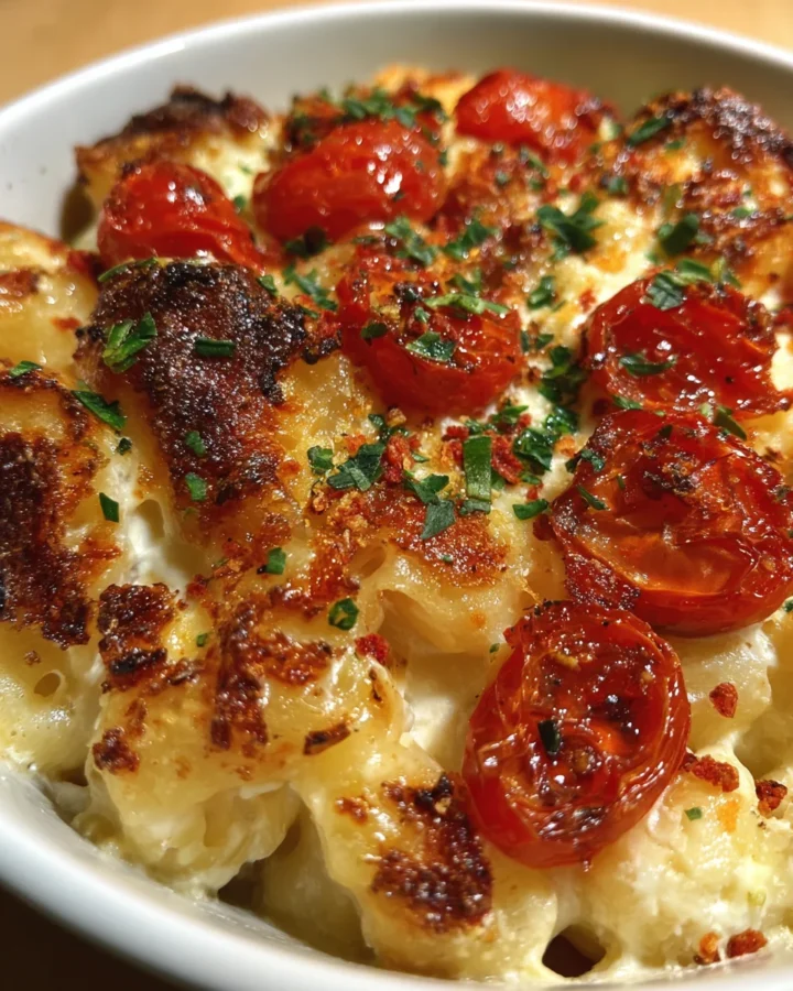 Baked Boursin Cheese and Cherry Tomato Pasta