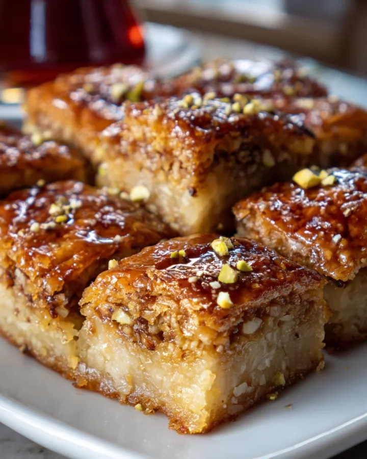 Baklava Inspired Blondies