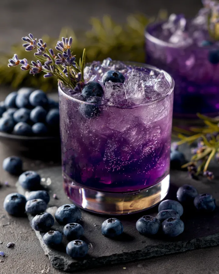 Blueberry Lavender Sleepy Girl Mocktail