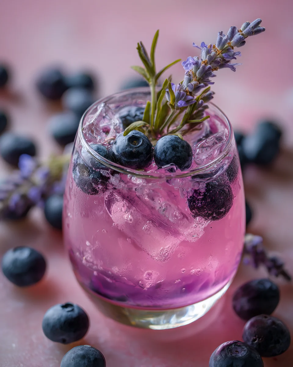 Blueberry Lavender Sleepy Girl Mocktail