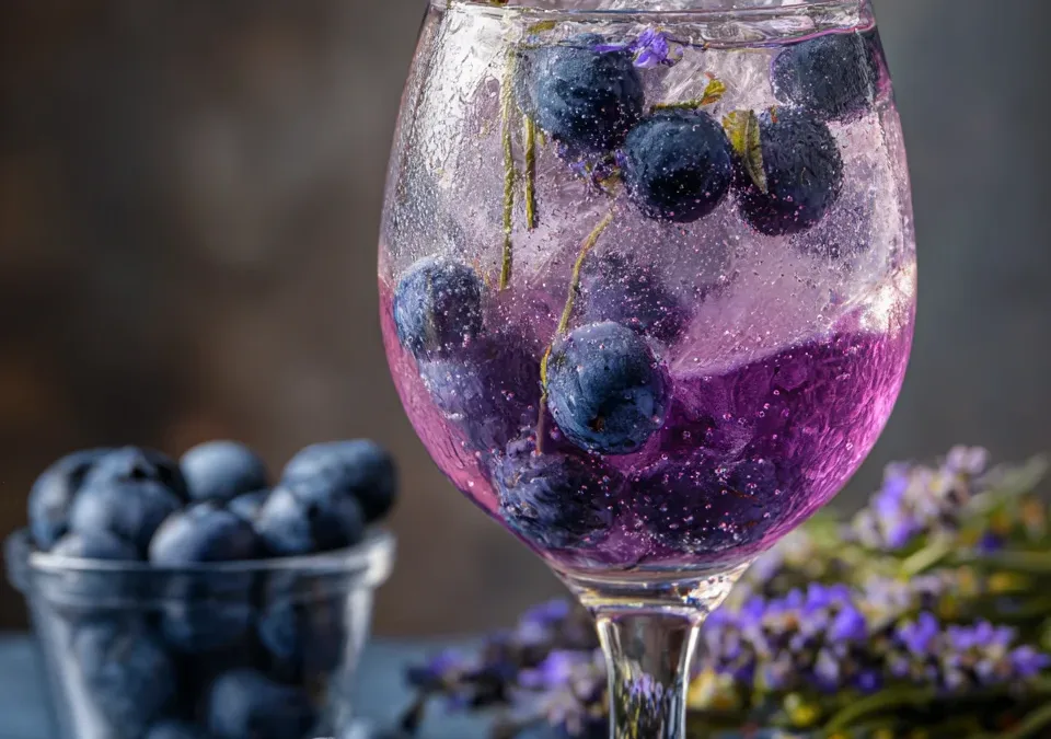 Blueberry Lavender Sleepy Girl Mocktail