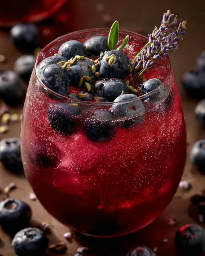 Blueberry Lavender Sleepy Girl Mocktail