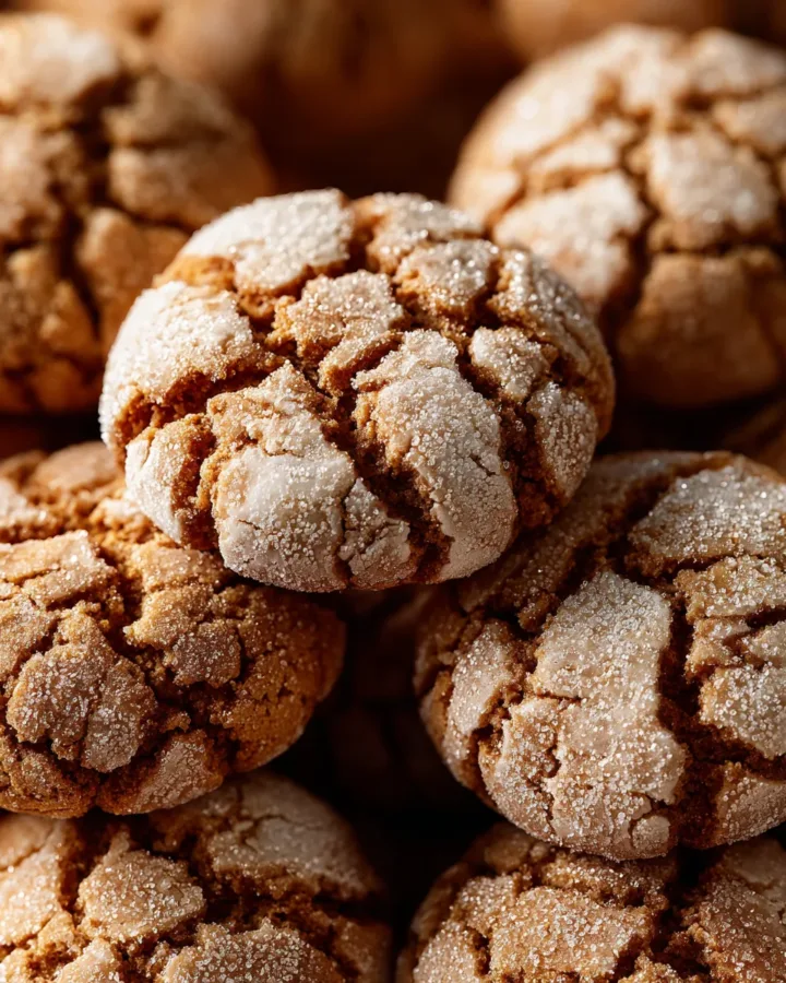 Brown Butter Maple Crinkle Cookies