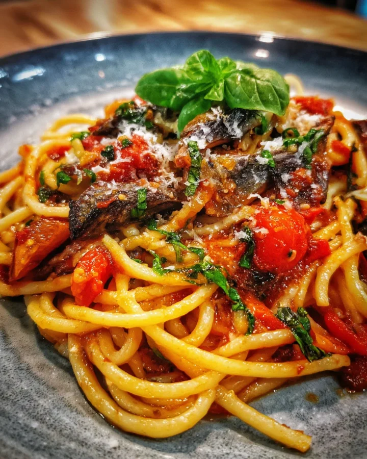 Budget-Friendly Sardine Puttanesca Pasta