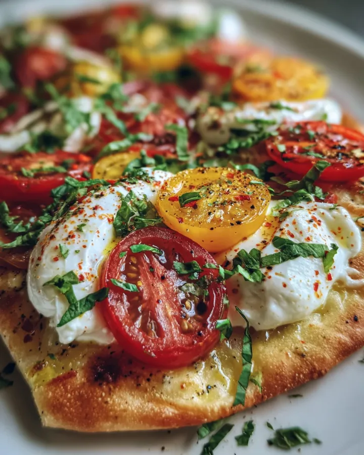 Burrata & Heirloom Tomato Flatbread