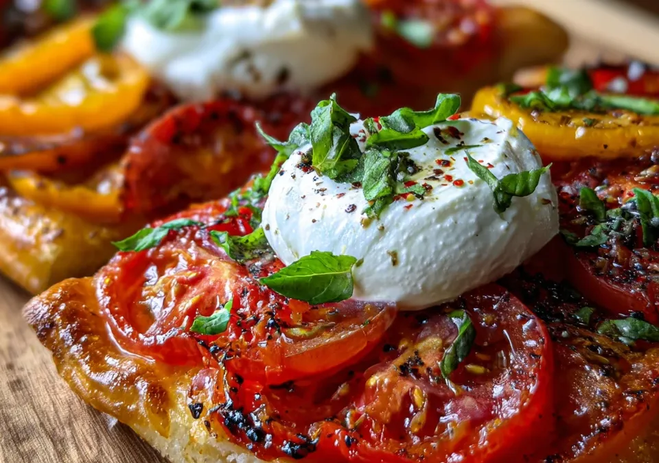 Burrata & Heirloom Tomato Flatbread