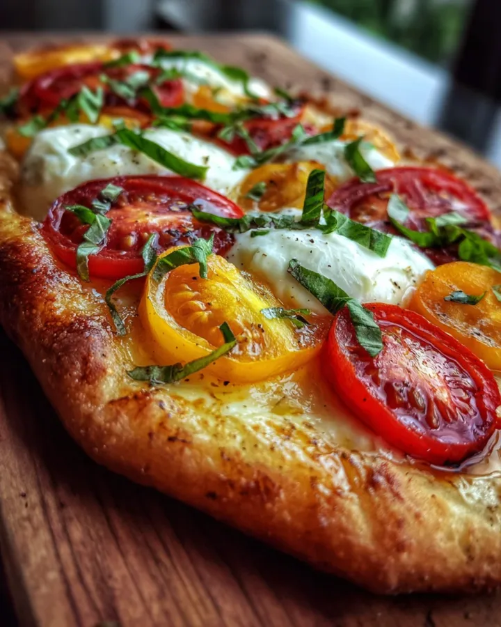 Burrata & Heirloom Tomato Flatbread