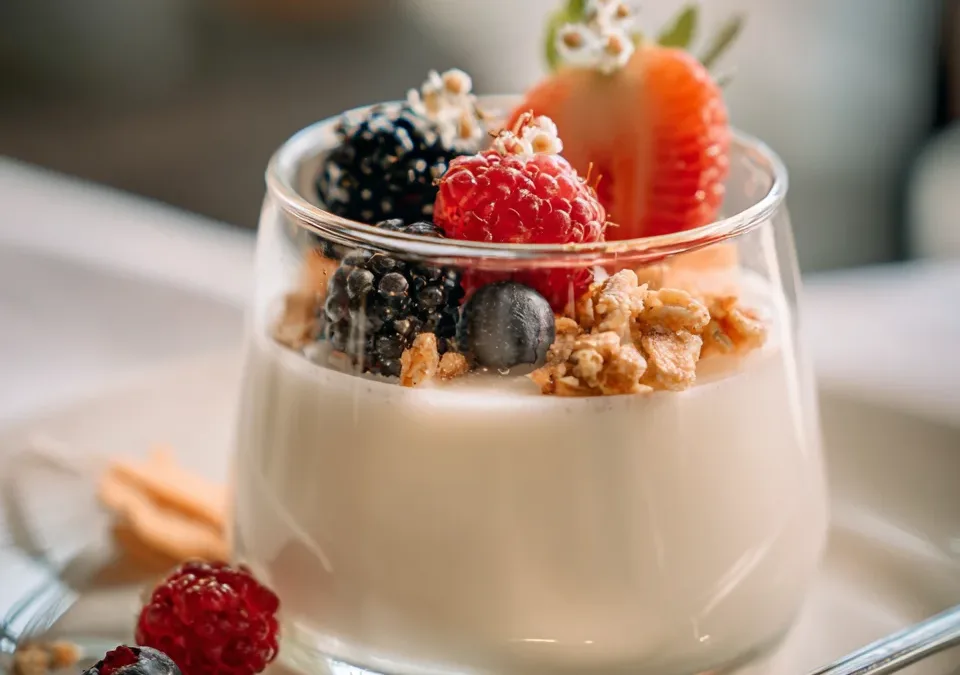 Cereal Milk Panna Cotta
