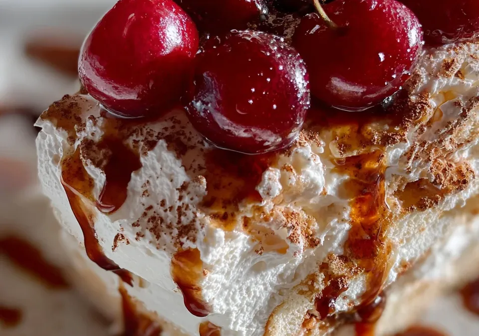 Cherry Cola Float Icebox Cake
