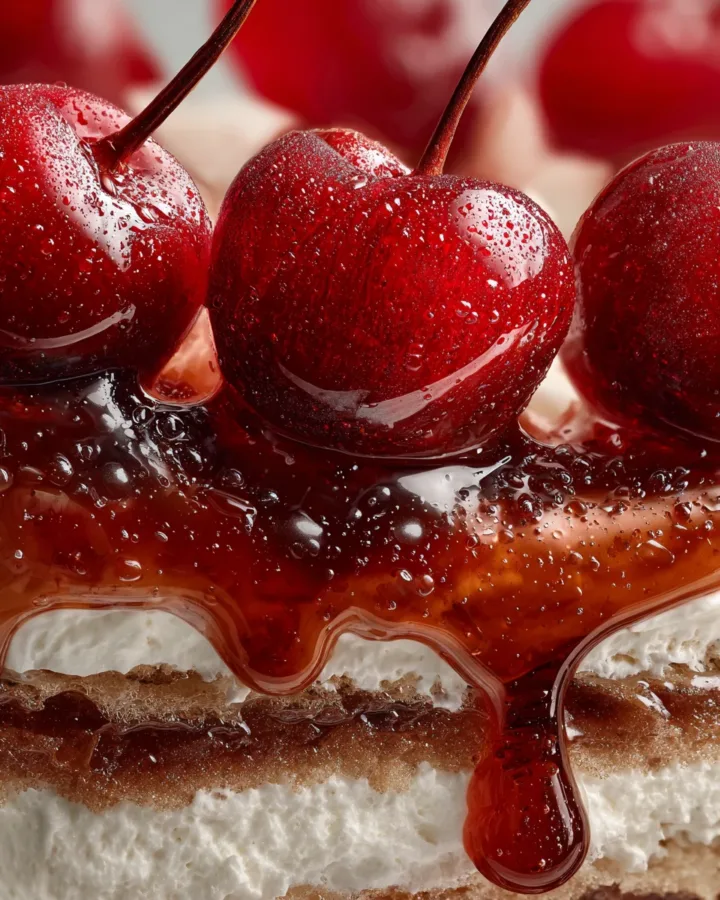 Cherry Cola Float Icebox Cake