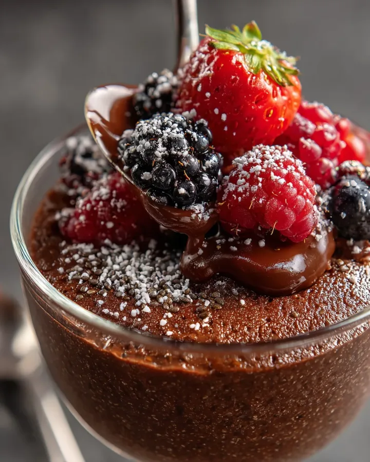 Chia Seed Chocolate Pudding