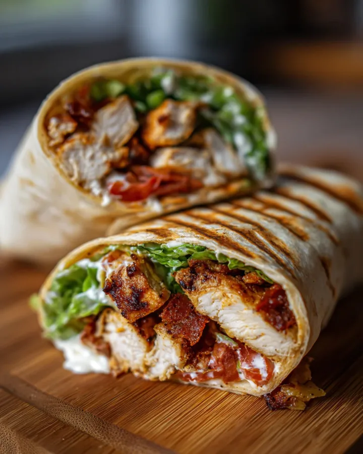 Chipotle Ranch Chicken Wrap Melt