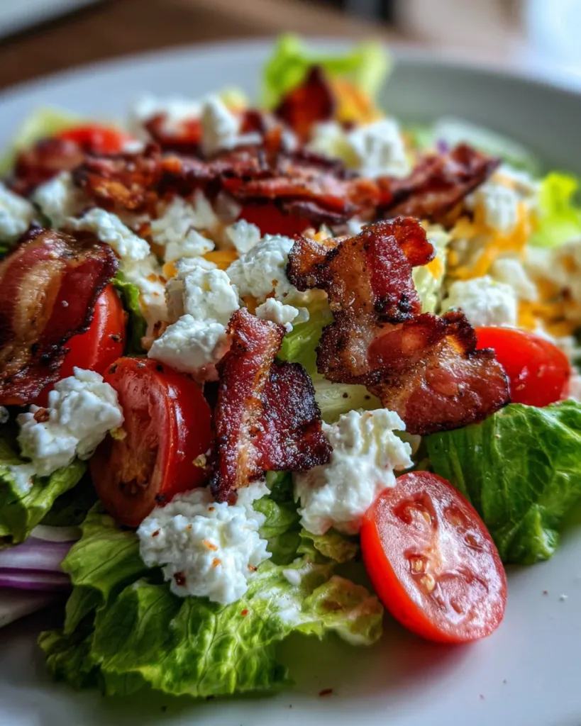 Cottage Cheese BLT Ranch Salad