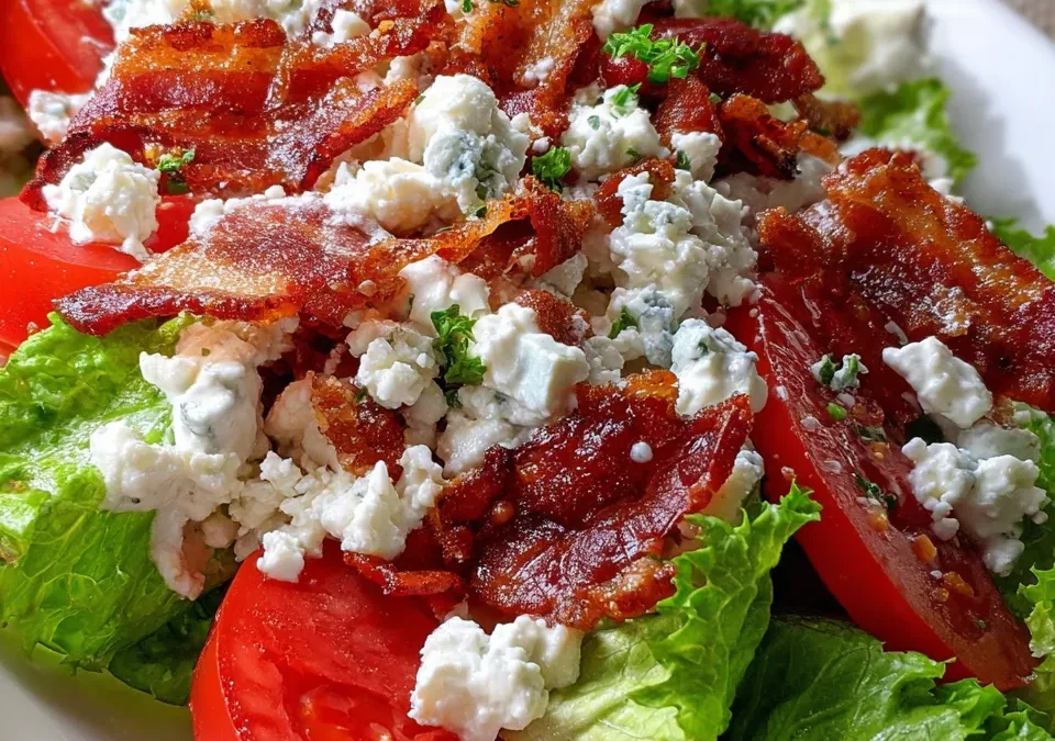 Cottage Cheese BLT Ranch Salad