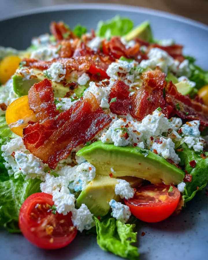 Cottage Cheese BLT Ranch Salad