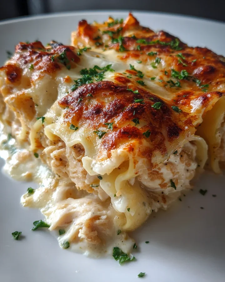 Creamy Marry Me Chicken Lasagna Roll-Ups