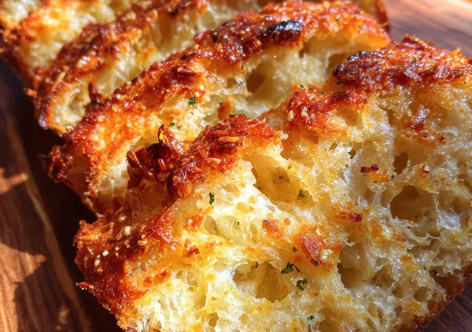 Crispy Parmesan Onion Bread