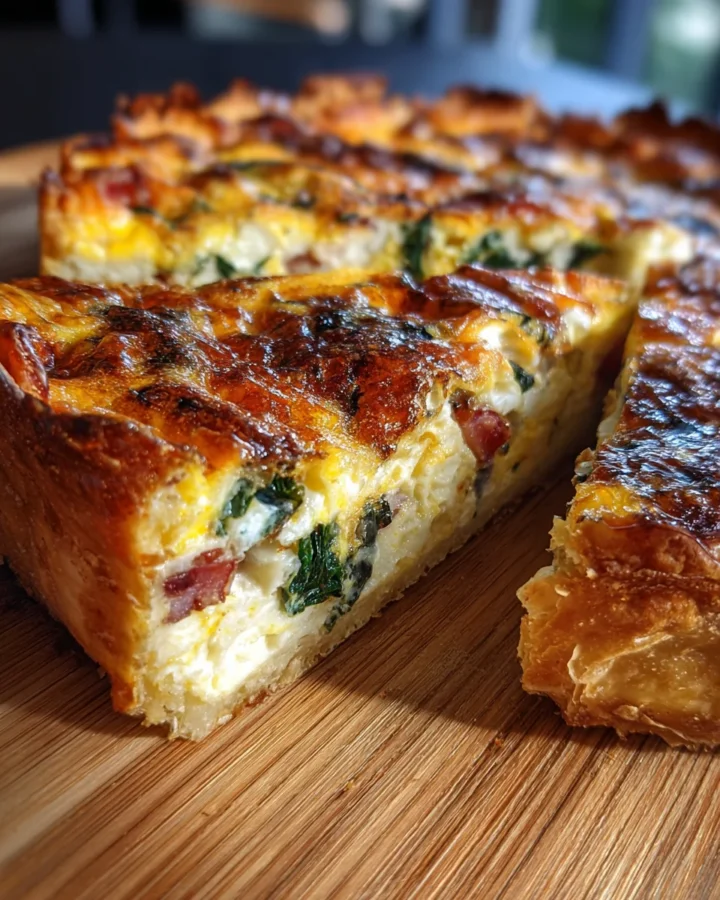 Croissant Crust Breakfast Quiche