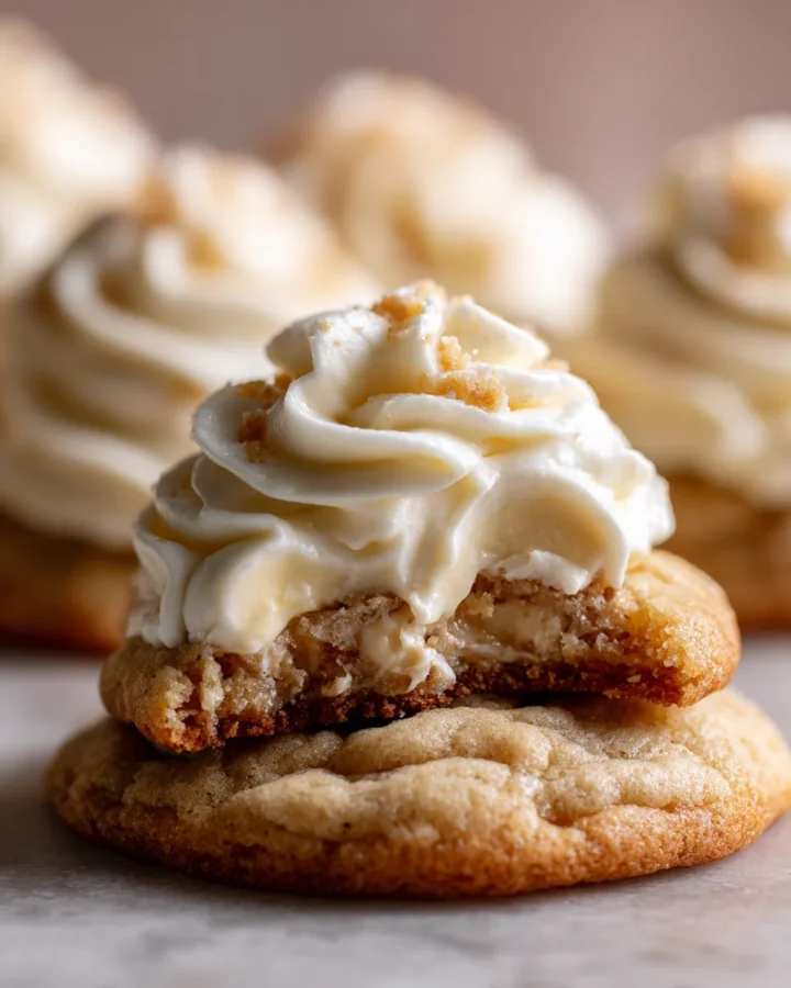 Crumbl-Style Banana Pudding Cookies