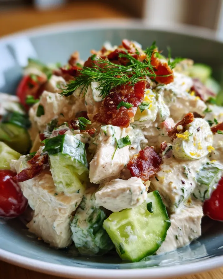 Dill Pickle Ranch Chicken Salad