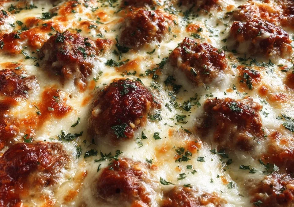 Dump-and-Bake Meatball Casserole