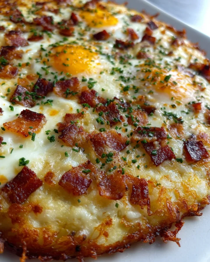Hash Brown Breakfast Pizza
