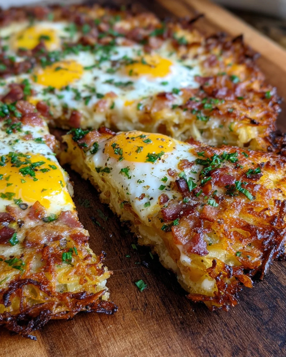 Hash Brown Breakfast Pizza