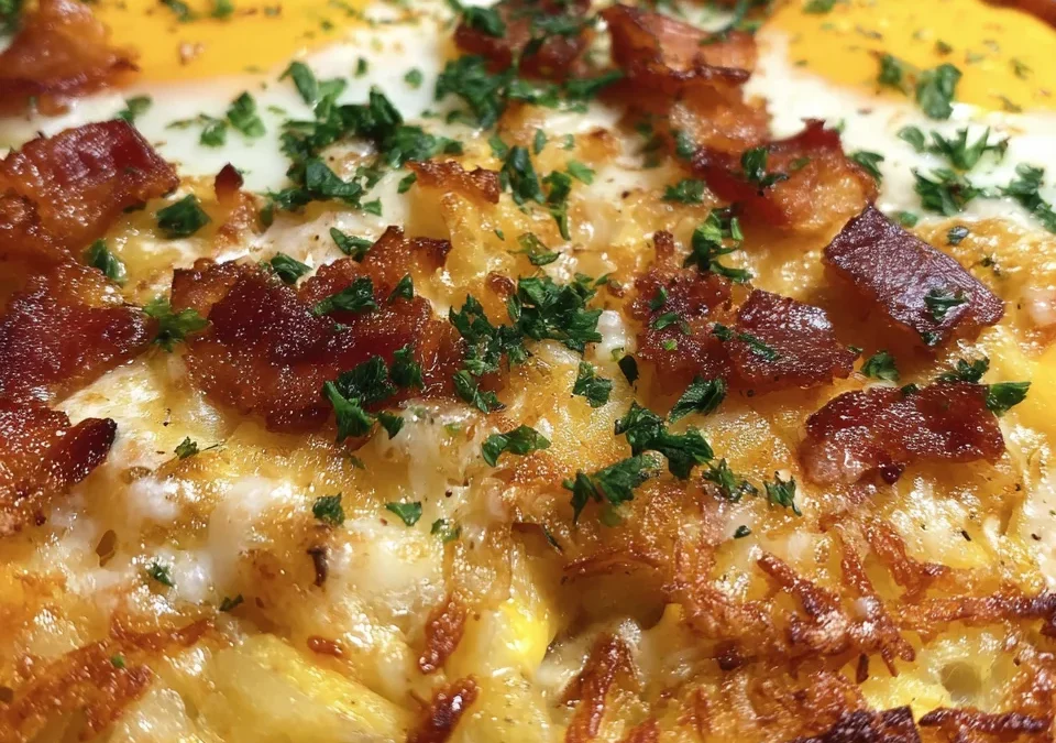Hash Brown Breakfast Pizza