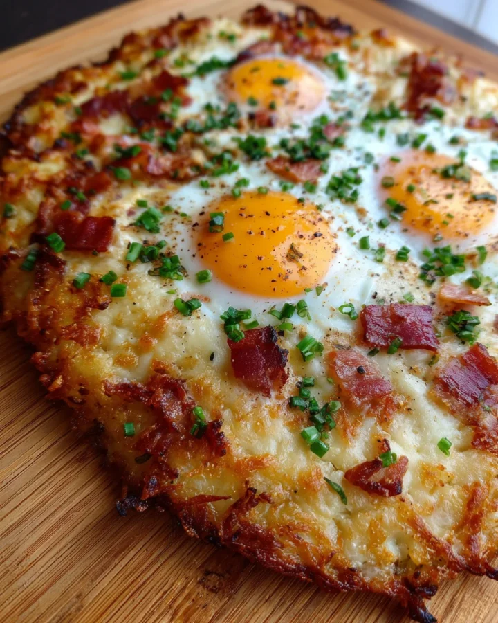Hash Brown Breakfast Pizza
