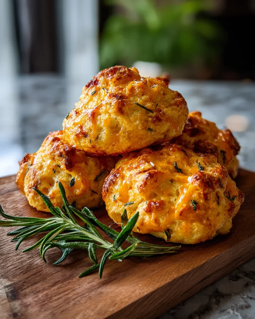 Hot Honey Cheddar Biscuit Bombs