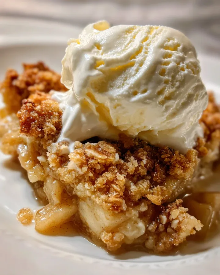 Lazy Girl Apple Crisp