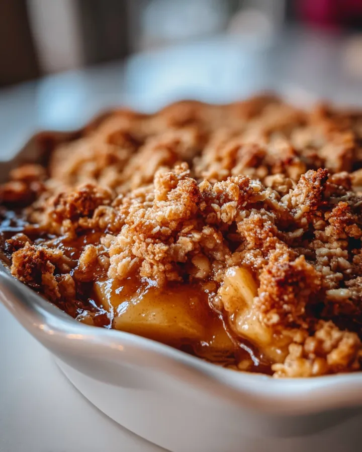 Lazy Girl Apple Crisp