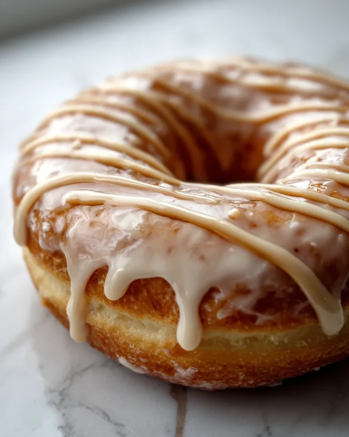 Maple Donut Bread with Coffee Glaze
